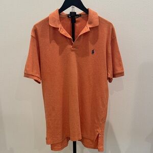 Polo by Ralph Lauren Orange Short-Sleeve Polo with Navy Pony